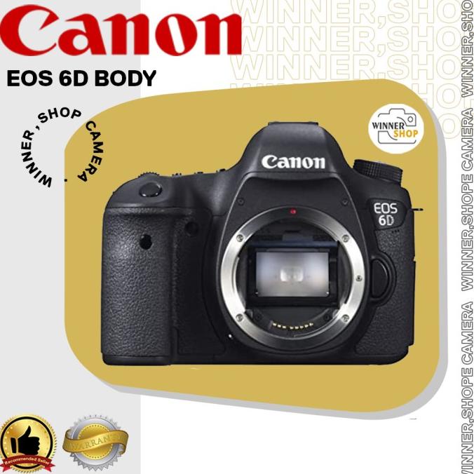 SALE CANON EOS 6D BODY BUILT-IN WIFI AND GPS - KAMERA SLR CANON 6D BODY