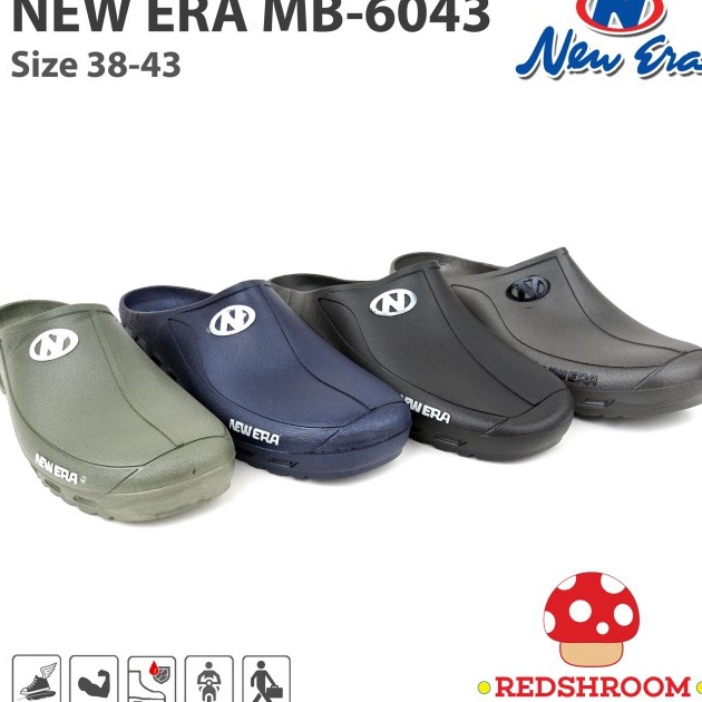 ✤JNJU✤ Sepatu New Era MB-6043 Slip on VD7B]