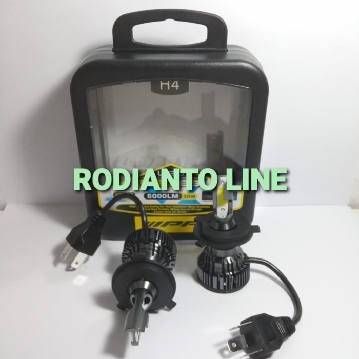 New Lampu Led Mobil H4 12V 6000Lumen White - Ertiga, Apv, Splash, Baleno Kode Ma245