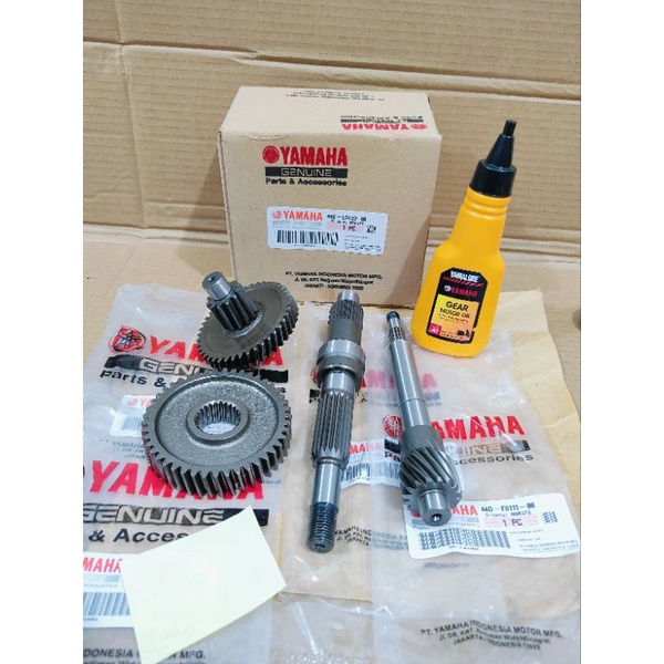 Gigi rasio gardan set 44D plus oli gardan Yamaha Xeon karbu Xeon GT Xeon RC