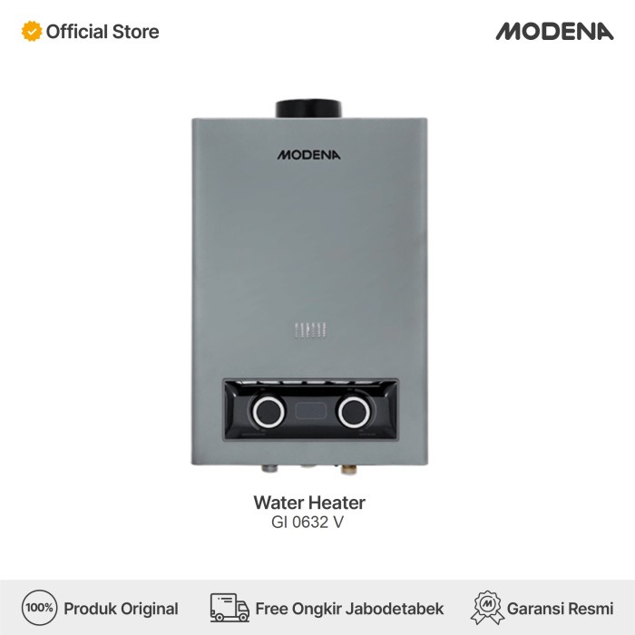 Modena Water Heater Gas Instan - Gi 0632 V