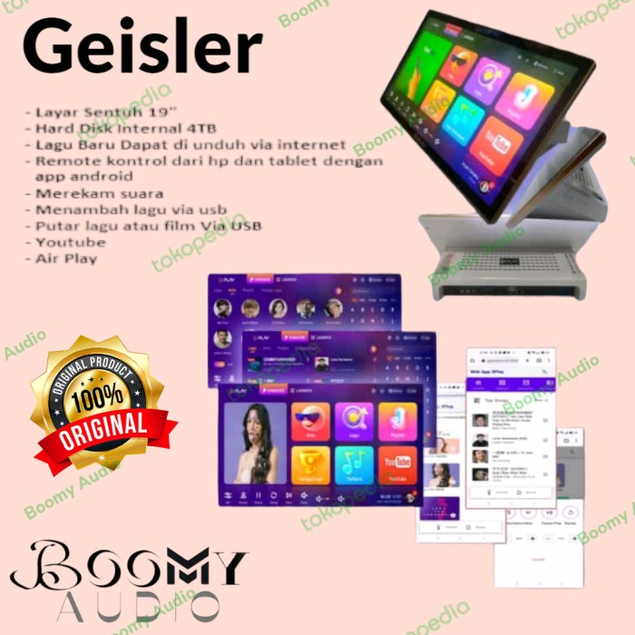 {NurulShop} Karaoke Player GEISLER Play M19 Original Berkualitas
