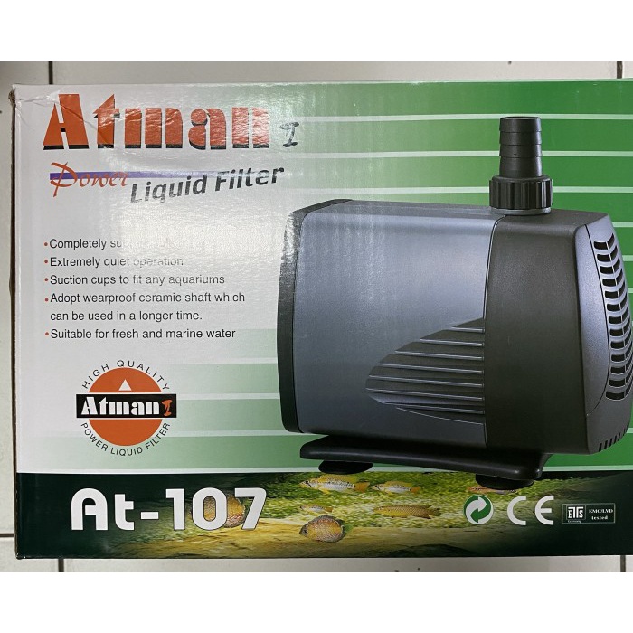 Atman AT 107 Pompa Air Akuarium dan Kolam Ikan