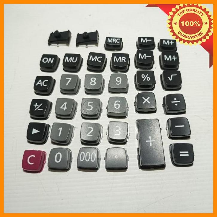

(blg) tombol angka calculator kalkulator casio gx-16s gx 16 s 16 digit ori