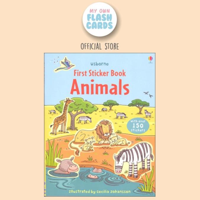 

Usborne Animal First Sticker Book - Binatang Imported Activity Book