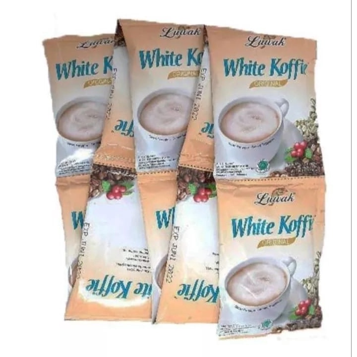 

Dijual Murah Kopi Luwak white Coffe original 20g RENCENG ( ISI 10)