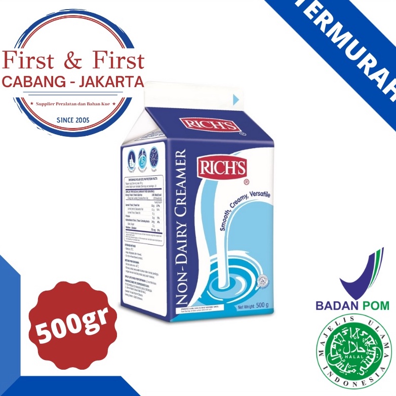 

Murah Banget Rich Non Dairy Creamer 500 gram Stock Banyak
