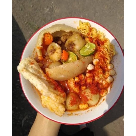 

Seller Baso Aci / Boci Beranak Ayam Suwir Larva TERMURAH