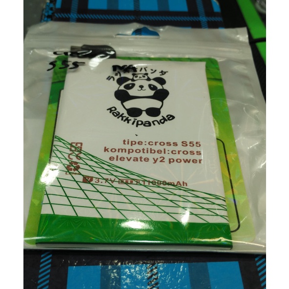 batt baterai Evercross s55 elevate y2 power merek rakkipanda