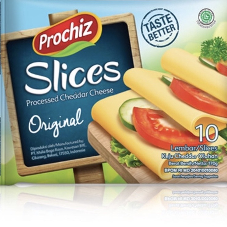 

Seller Prochiz prociz keju slice lembaran 10's