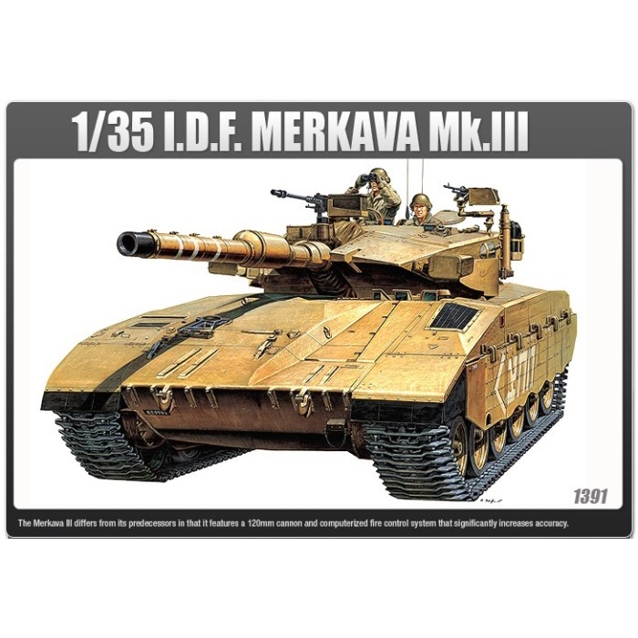 Mainan Rakitan ACADEMY 1/35 IDF MERKAVA MK III 13267