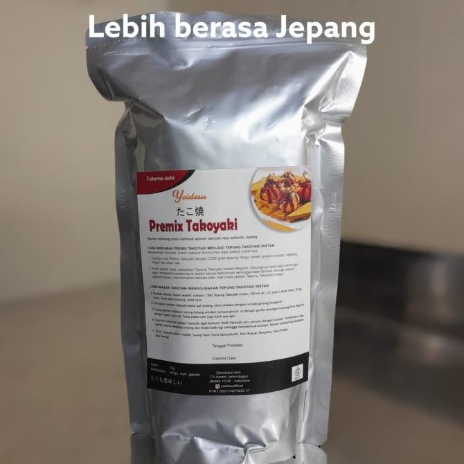 

Tepung Takoyaki Berupa 1 Kg Premix Untuk Jualan Takoyaki Matang