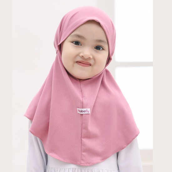 BERGO ANAK JERSEY BERGO MARYAM ANAK KHIMAR INSTANT ANAK DIAMOND KHIMAR TALI PREMIUM QUALITY-BERGO ANAK PINK