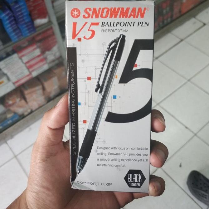 

=+=+=+] Pulpen Snowman V-5 (Fine Point 0.7 mm)