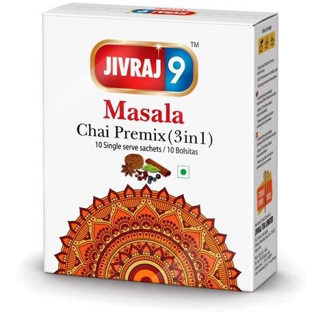 

$$$$] JIVRAJ 9 MASALA CHAI PREMIX (3 IN1) 240GR