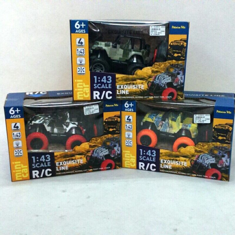 Mainan Rc Mobil Remote Jeep Ni Exquisite Line Pr-17492