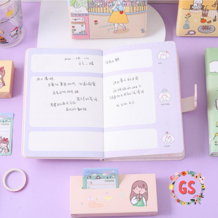 

Notebook Diary / Agenda Planner Jurnal Buku Tulis Pu Magnet Caponata