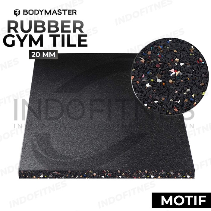 BODYMASTER Gym Floor Puzzle Matras Lantai Fitness Gym Mat Rubber Karet