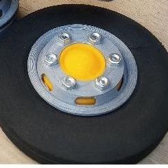 [Lmw] 1 Set Full Velg Tromol Ban Miniatur Truk Canter 1/12 Tronton 1/14 Viral