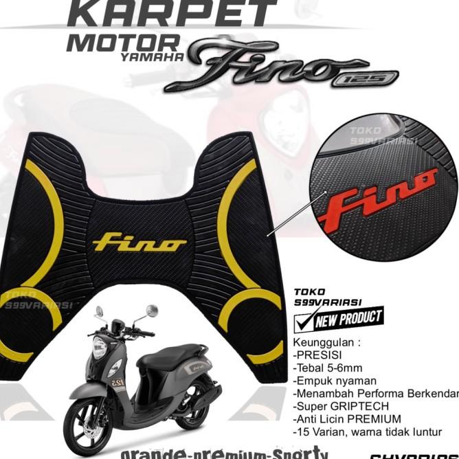 Karpet Motor Yamaha Fino 125 Premium Grande Sporty Aksesoris Pelindung