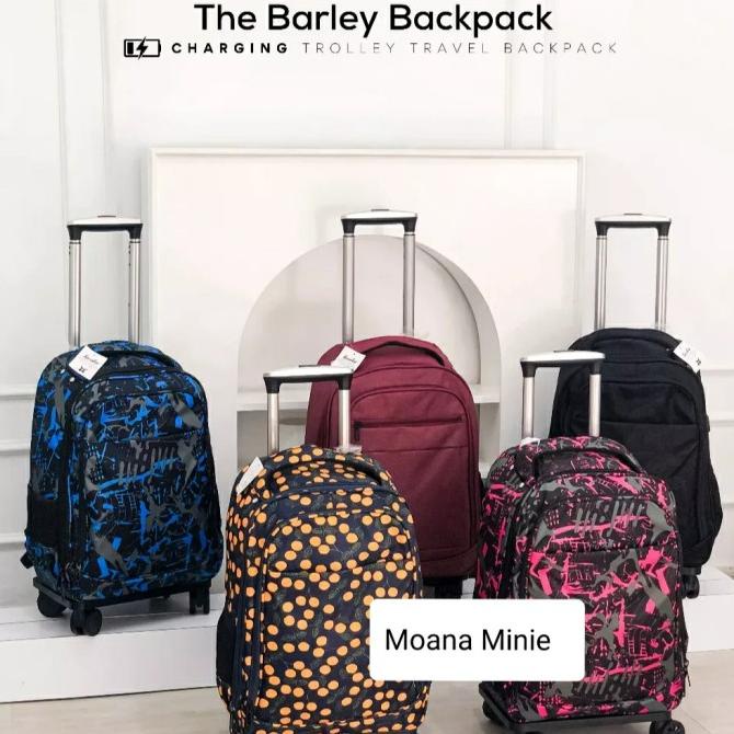 Terbaik Tas Trolley Backpack Tas Ransel Roda Tas Kabin Roda Original