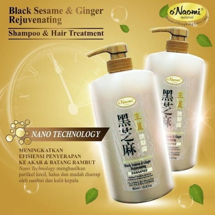 O Naomi Shampoo Penghitam Cegah Rontok Uban Penumbuh Rambut O'Naomi