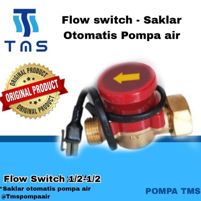 Tms Flow Switch 1/2 Inch -1/2 Inch Otomatis Pompa Booster  Terbaik