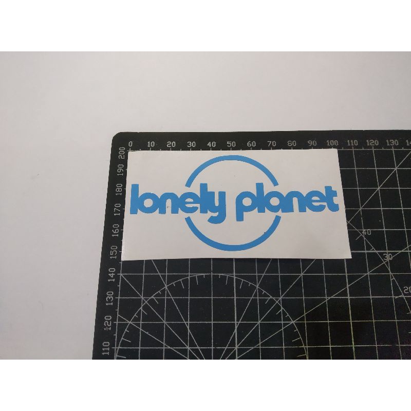 

cutting stiker lonely planet