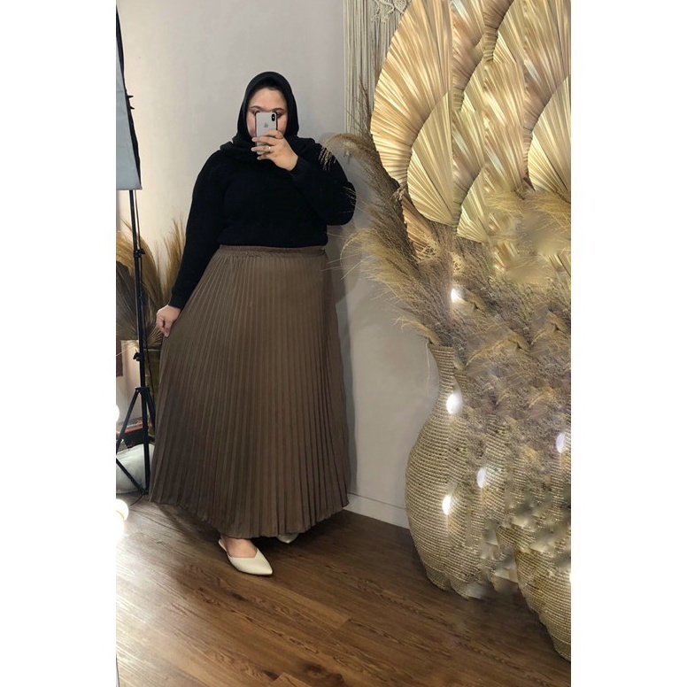 Diskon GedeOo5O9 ROK PLISKET PREMIUM SUPER JUMBO L-XXXL 256