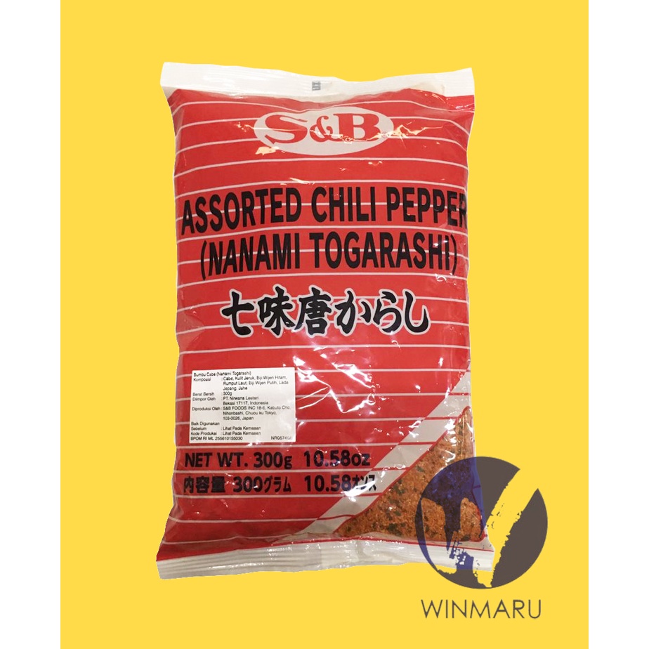 

S&B Togarashi - Cabe Bubuk - 300Gr - Shichi Ichi