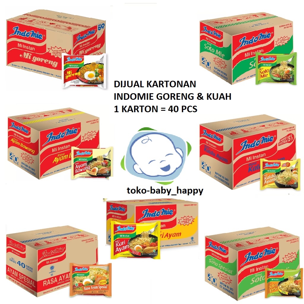 

Indoe - 1 Dus Isi 40 Pcs (Goreng & Kuah)