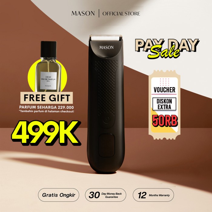 The Mason Trimmer (Alat Cukur Bulu Kemaluan/Area Sensitif)