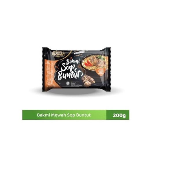 

Bakmi Mewah Bakmi Kuah Sop Buntut 122 Gr