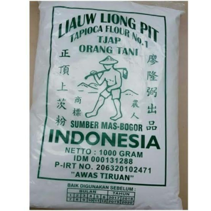 

Tepung Tapioka/Tepung Sagu Liauw Liong Pit 1 Kg
