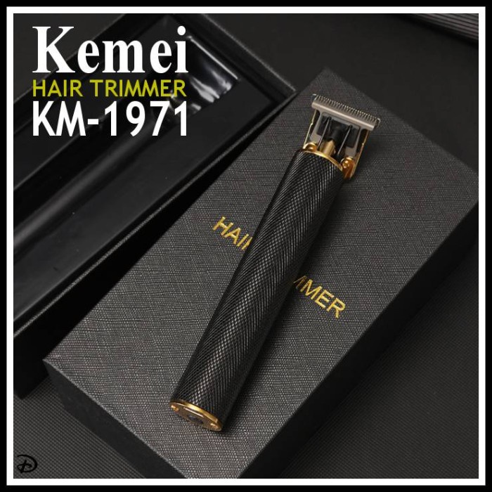 Kemei Hair Clipper 1971 Pro Cordless Trimmer Alat Cukur Rambut KM-1971