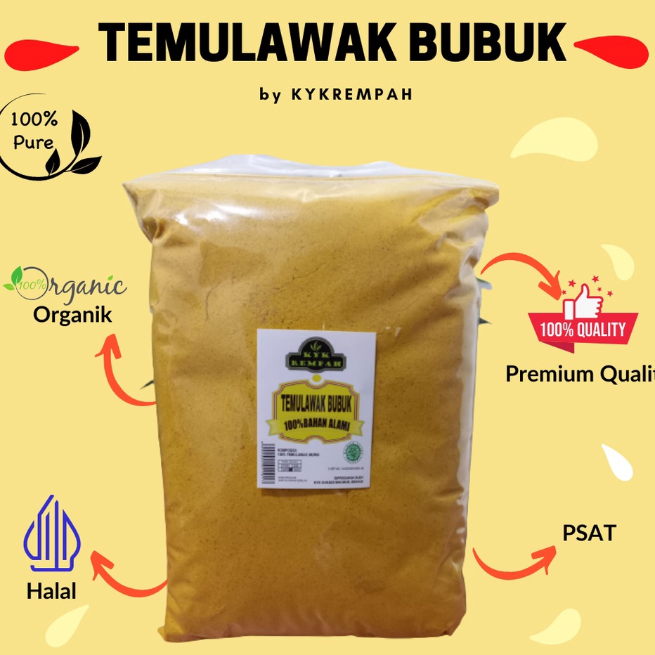

Terbaru TEMULAWAK BUBUK [500 GRAM] GRADE A