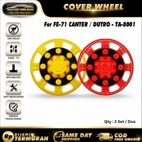Diskon Besar Dop Roda Truk Canter - Wheel Dop Cover - Canter Truk Fe 71 Dutro