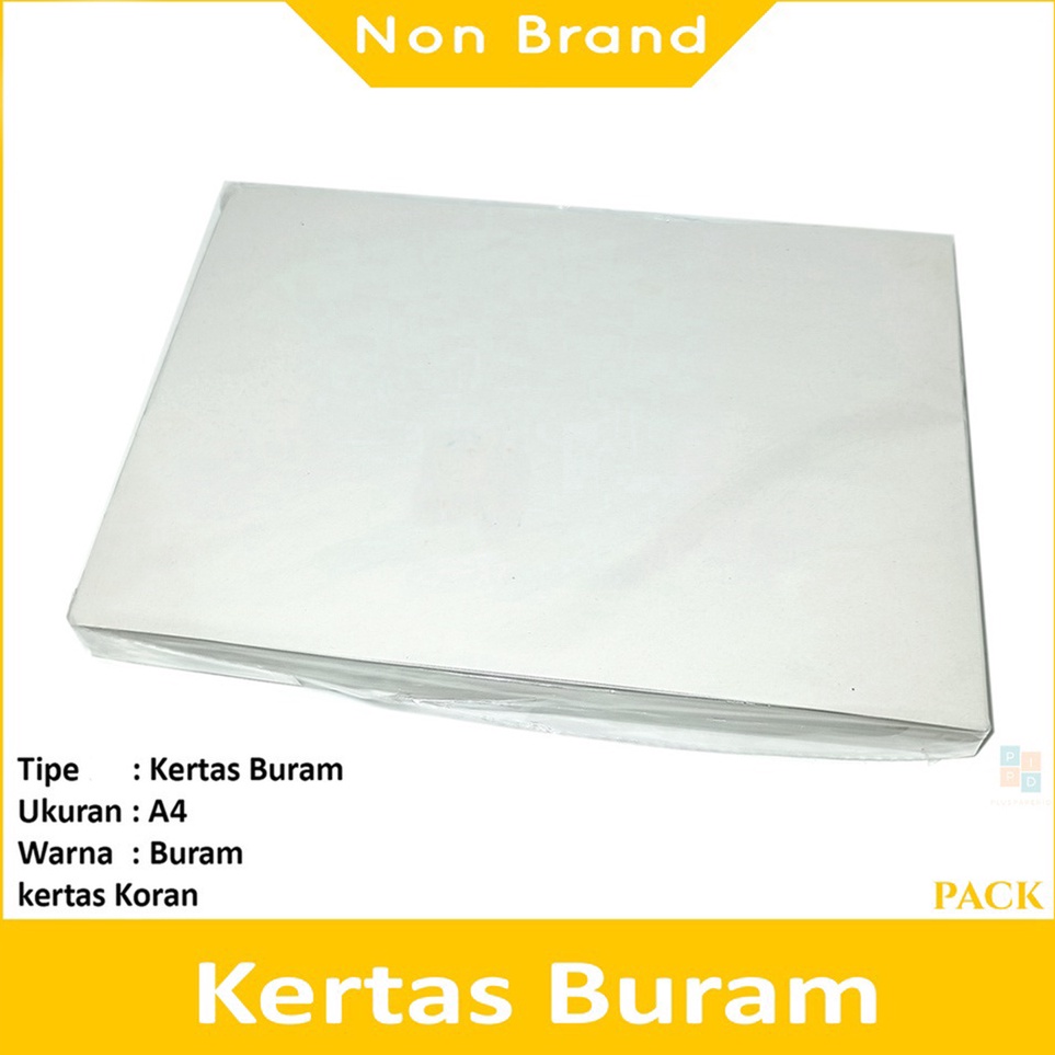 

PPID - Kertas Buram Kertas Koran Ukuran A4 - Pack [ART. N1N2]