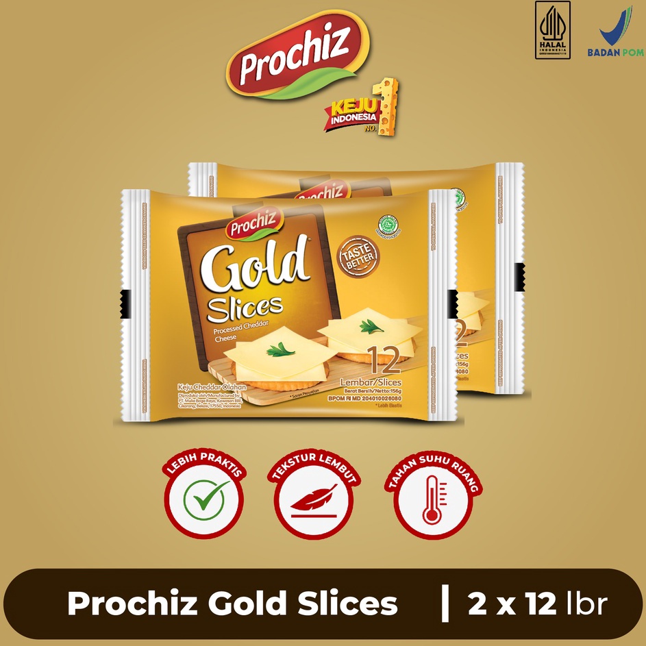 

Buruan Beli Keju PROCHIZ Gold Slices 12's x2