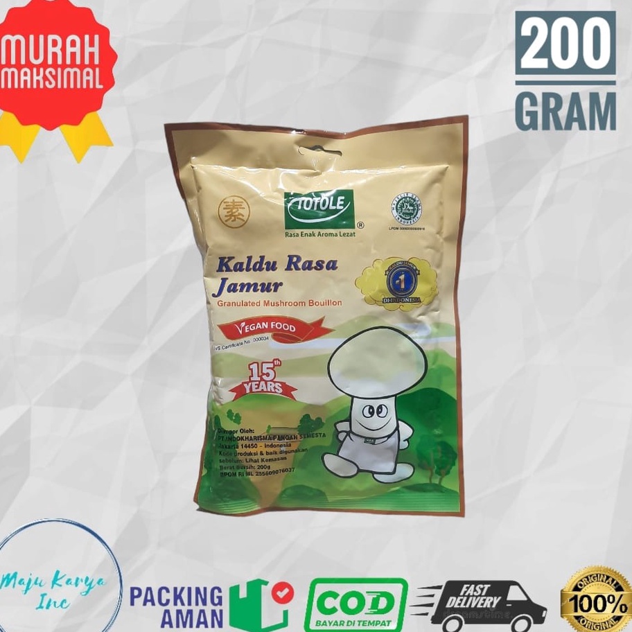 

Super Promo Totole Kaldu Jamur 200 gram Best Terlaris