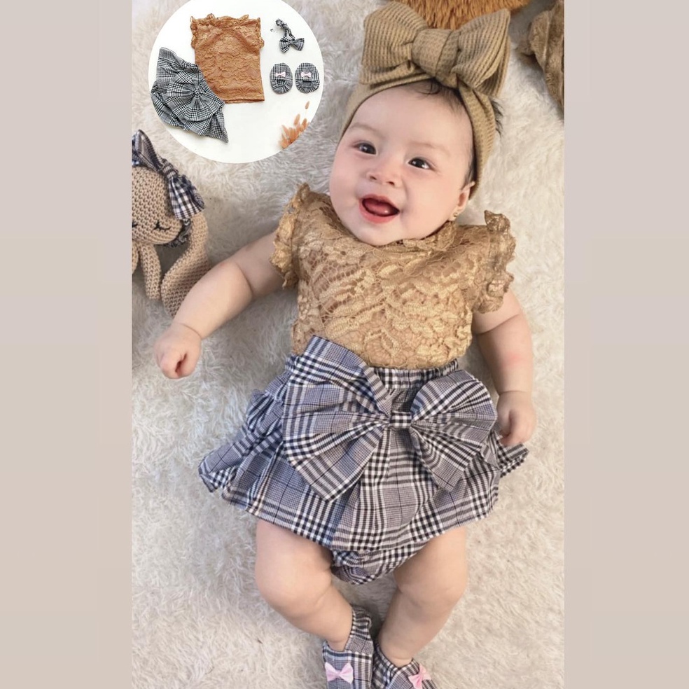 Terlaris.. Grosir klik 4x GIANNA / CLARA / GEMPITA LOVE / CORRY / BRIELLE SET BRIELLE BRUKAT BERVARI