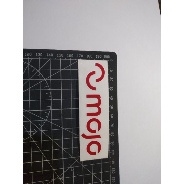 

cutting stiker mojo