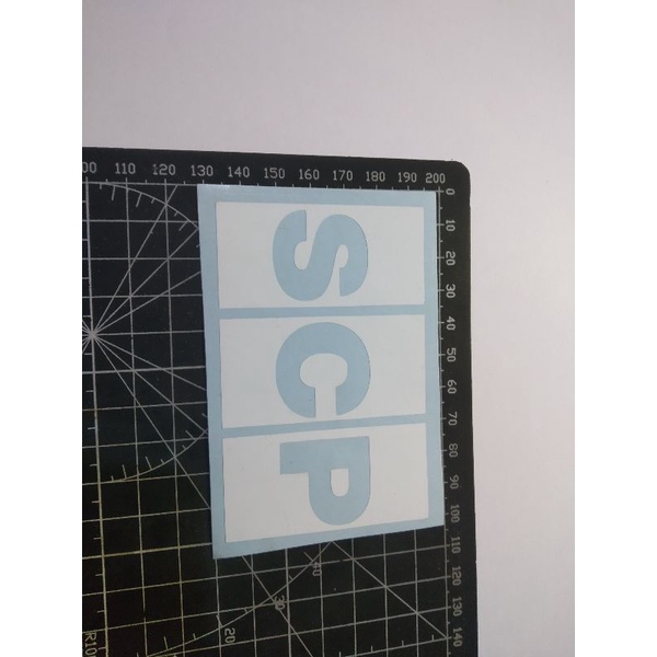

cutting stiker scp