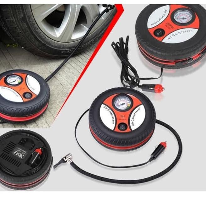 Pompa Udara Ban Mobil Elektrik / Pompa Udara Angin Mini Portable 12V
