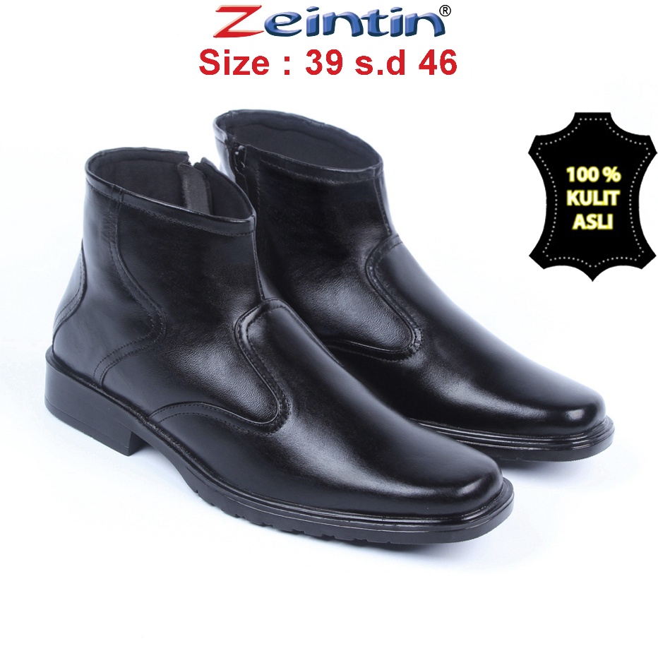 Terlaku. Zeintin - Sepatu Boots Pria Sepatu Pdh Pdl Pria Kasual Sepatu Kulit Pria Kuliah Kerja Zeint