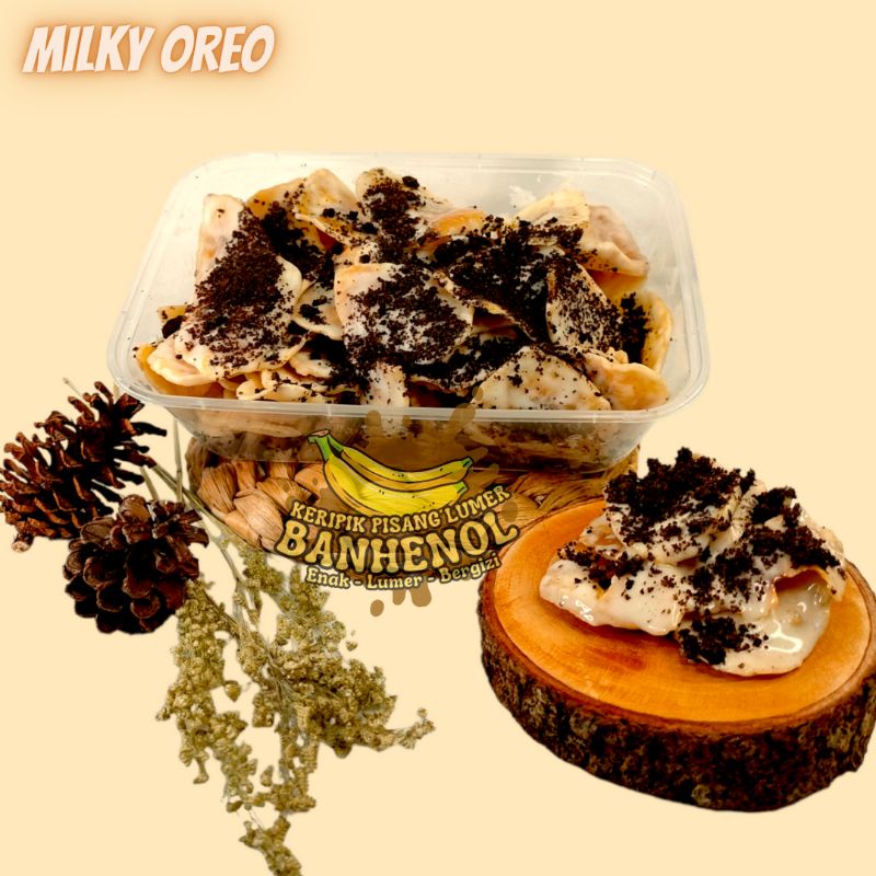 

KERIPIK PISANG LUMER MILKY OREO