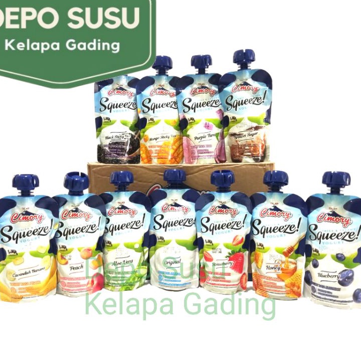 

Sale Cimory Squeeze 120ml Yogurt Honey Aloe Vera Peach Strawberry Blueberry Original Purple Taro Black Sticky Rice Manggo Cavendish Banana | Chimory Yohurt 120 ml Pisang Ubi Ungu Ketan Hitam Brown Sugar Thai Tea Ready Stok