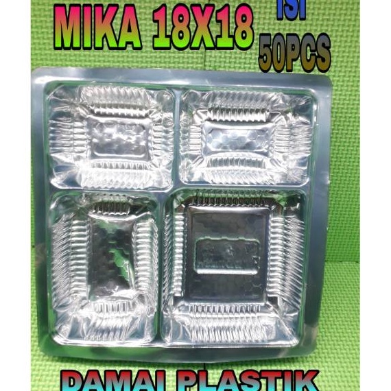 ➹→❆❂ MIKA UKURAN 18X18 UNTUK DALAM DUS NASI 18X18 MIKA SEKAT 4 20x20 Sekat 5 Dijual