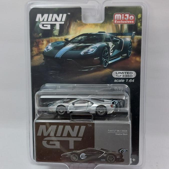 CHASE MiniGT Mini GT 297 MiniGT 1:64 Ford GT MK2 #006 Shadow Black