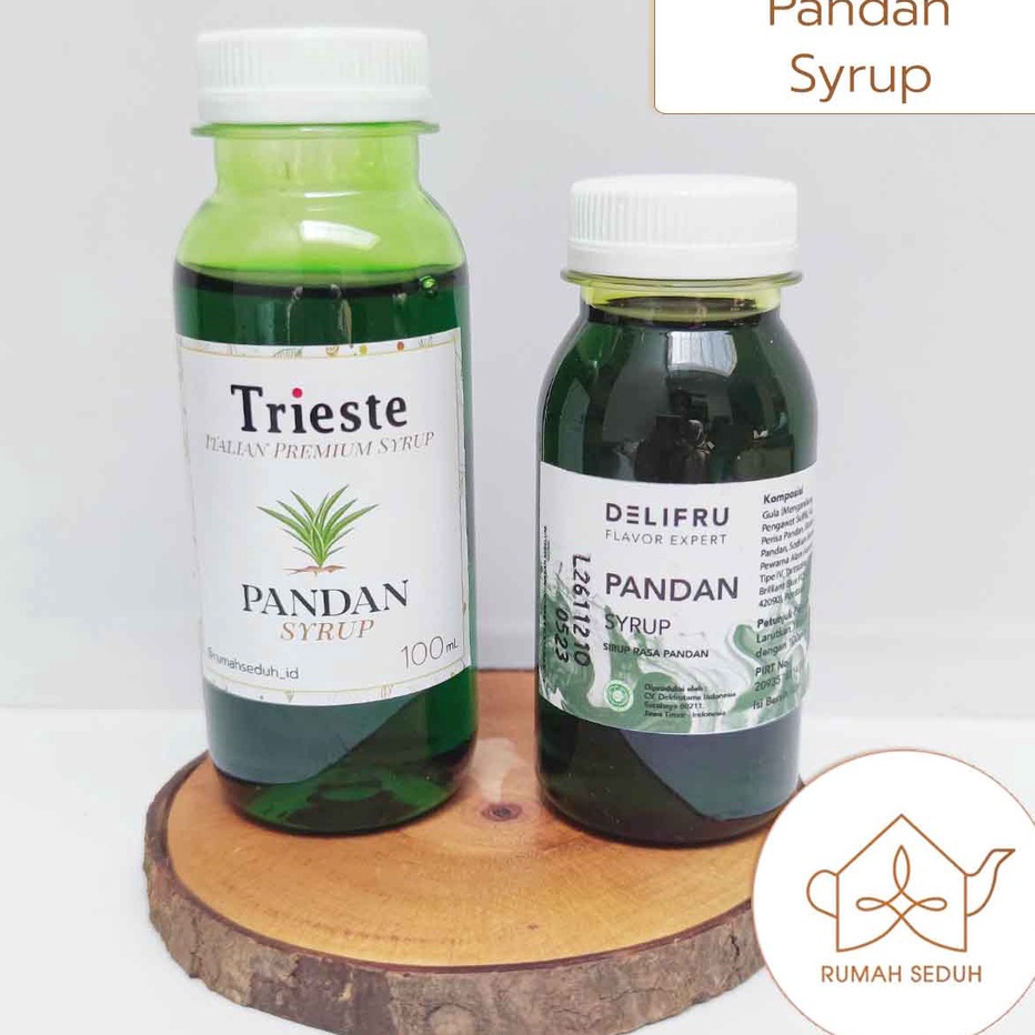 

Terlaris 100 mL Sirup Pandan merk Trieste - Pandan Italian Premium Syrup Delifru Suji Murah Banget